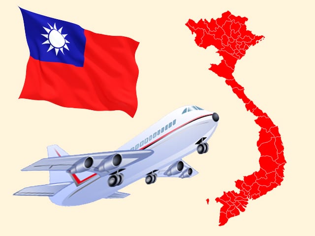 Chuyển hàng sang Đài Loan bằng máy bay